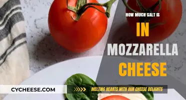 Mozzarella Cheese Salt Content: Uncovering the Hidden Sodium Levels