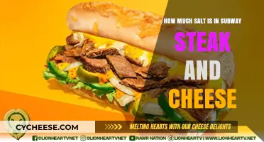 Subway Steak and Cheese Sodium Content: Uncovering the Salt Truth