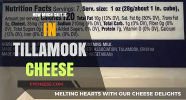 Tillamook Cheese Salt Content: Uncovering the Sodium Levels in Your Favorite Cheese