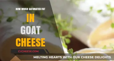 Goat Cheese Saturated Fat Content: A Nutritional Breakdown