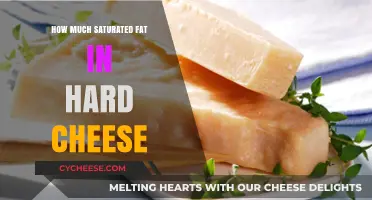 Saturated Fat in Hard Cheese: Nutritional Insights and Health Considerations