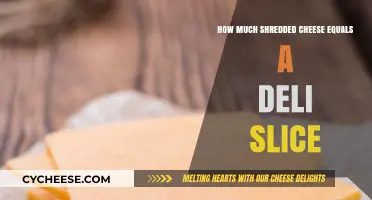 Shredded Cheese vs. Deli Slice: Measuring Equivalents for Recipes
