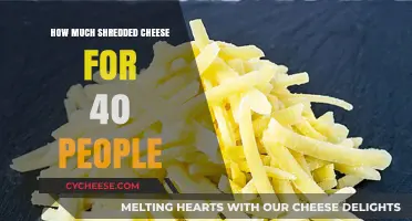 Perfect Portions: How Much Shredded Cheese to Serve 40 People