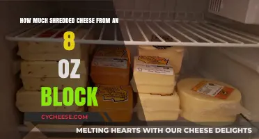 Shredded Cheese Yield: How Much Does an 8 oz Block Produce?