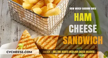 Sodium Content in a Classic Ham and Cheese Sandwich Revealed