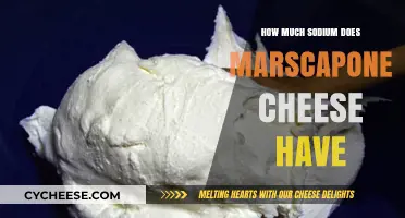 Mascarpone Cheese Sodium Content: A Nutritional Breakdown and Health Insights