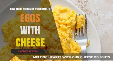 Sodium Content in Cheesy Scrambled Eggs: A Nutritional Breakdown