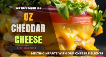 Sodium Content in 8 oz Cheddar Cheese: What You Need to Know