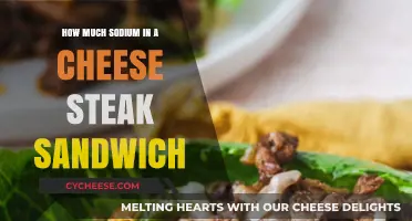 Sodium Content in a Cheese Steak Sandwich: What You Need to Know
