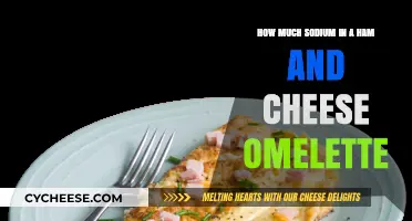Sodium Content in Ham and Cheese Omelette: A Nutritional Breakdown