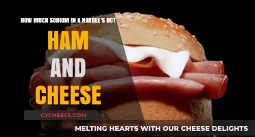 Sodium Content in Hardee's Hot Ham and Cheese Sandwich Revealed