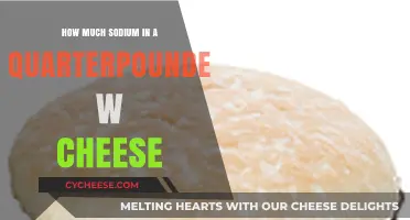 Sodium Content in a Quarter Pounder with Cheese: What You Need to Know