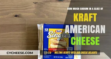 Sodium Content in Kraft American Cheese Slices: A Detailed Look