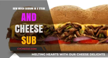 Sodium Content in Steak and Cheese Subs: A Nutritional Breakdown
