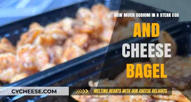 Sodium Content in Steak Egg and Cheese Bagel: A Nutritional Breakdown