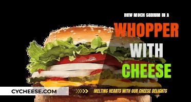 Sodium Content in a Whopper with Cheese: What You Need to Know