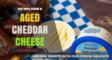 Sodium Content in Aged Cheddar Cheese: A Nutritional Breakdown