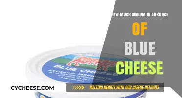 Sodium Content in Blue Cheese: Uncovering the Facts in One Ounce