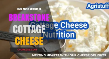 Sodium Content in Breakstone Cottage Cheese: A Nutritional Breakdown