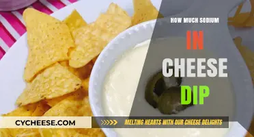 Sodium Content in Cheese Dip: A Healthy Snack or Sodium Trap?
