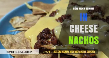 Sodium Content in Cheese Nachos: A Nutritional Breakdown