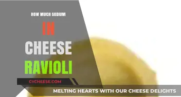 Sodium Content in Cheese Ravioli: A Nutritional Breakdown