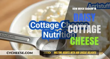 Sodium Content in Daisy Cottage Cheese: A Nutritional Breakdown