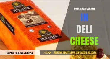 Sodium Content in Deli Cheese: What You Need to Know