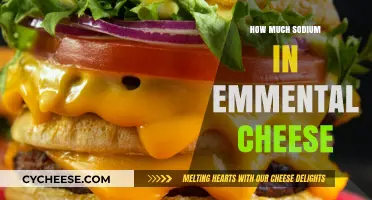 Emmental Cheese Sodium Content: A Nutritional Breakdown and Guide