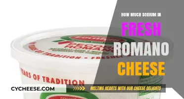 Fresh Romano Cheese Sodium Content: What You Need to Know