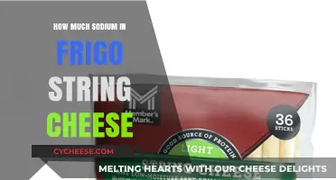 Sodium Content in Frigo String Cheese: A Nutritional Breakdown