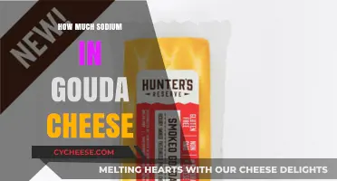 Sodium Content in Gouda Cheese: A Nutritional Breakdown