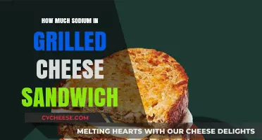 Sodium Content in Grilled Cheese: A Surprising Sandwich Breakdown