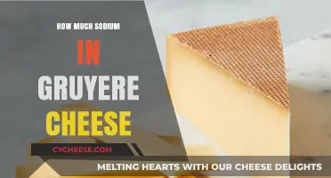 Gruyere Cheese Sodium Content: A Nutritional Breakdown and Health Impact