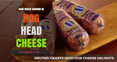 Sodium Content in Hog Head Cheese: A Nutritional Breakdown