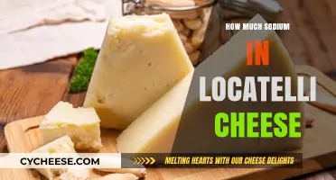 Locatelli Cheese Sodium Content: A Nutritional Breakdown for Cheese Lovers