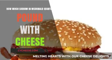 Sodium Content in McDonald's Quarter Pounder with Cheese Revealed