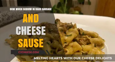 Sodium Content in Ragu Sausage and Cheese Sauce: What to Know