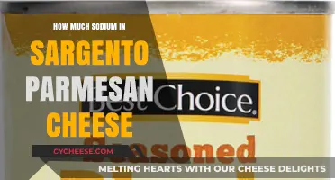 Sargento Parmesan Cheese Sodium Content: A Nutritional Breakdown