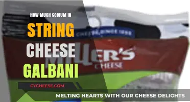 Galbani String Cheese Sodium Content: A Nutritional Breakdown