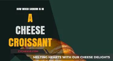 Sodium Content in Cheese Croissants: A Nutritional Breakdown