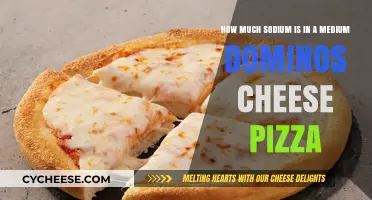 Sodium Content in a Medium Domino's Cheese Pizza: What You Need to Know