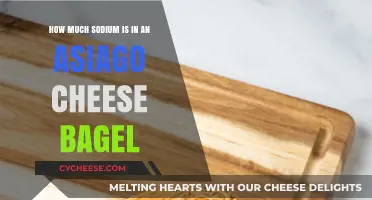 Sodium Content in Asiago Cheese Bagels: A Nutritional Breakdown