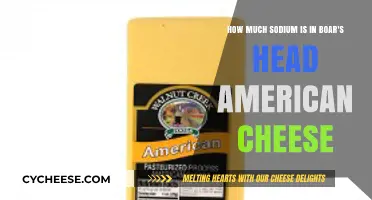 Boar's Head American Cheese Sodium Content: What You Need to Know