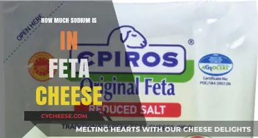 Feta Cheese Sodium Content: A Nutritional Breakdown and Healthy Tips