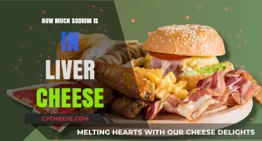 Sodium Content in Liver Cheese: A Nutritional Breakdown