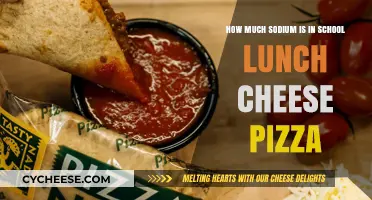 Sodium Content in School Lunch Cheese Pizza: What You Need to Know