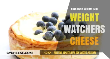 Weight Watchers Cheese Sodium Content: A Healthy Choice?