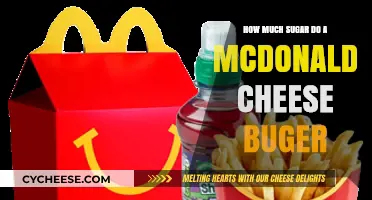 McDonald's Cheese Burger Sugar Content: A Surprising Breakdown