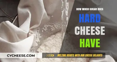 Hard Cheese Sugar Content: Surprising Facts and Health Insights